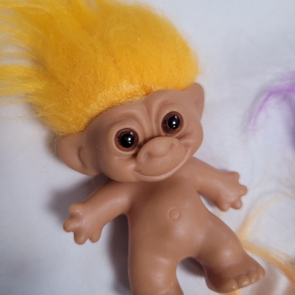 Lot of 4 Misc Troll Dolls Vintage - Picture 3 of 8